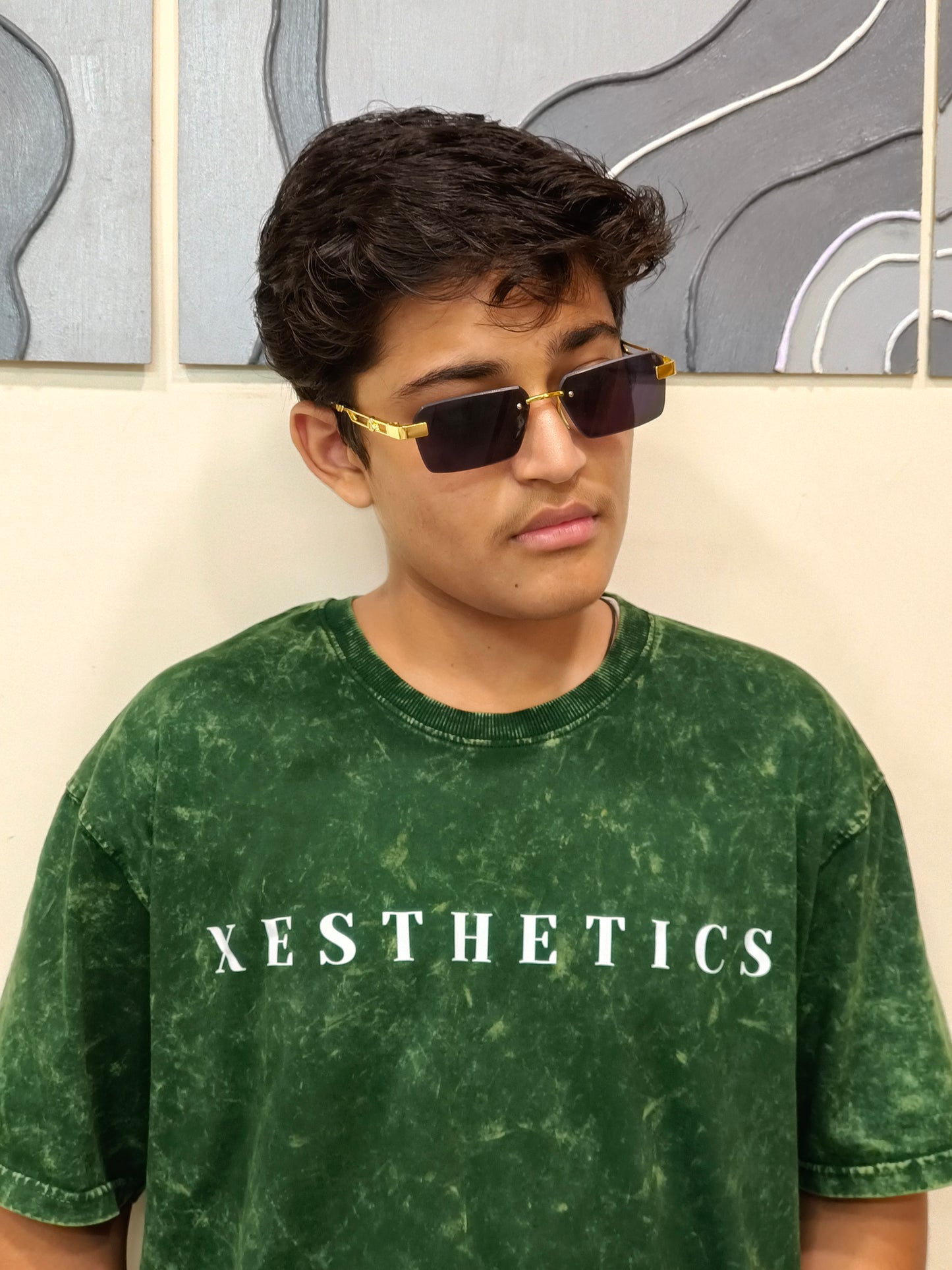 Unisex Acid Washed Oversized Tee